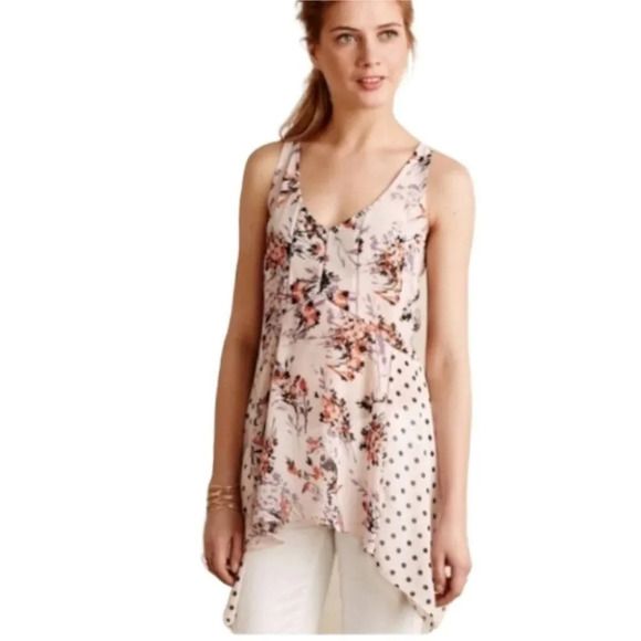 Anthropologie Vanessa Virginia  Garden Pop Blouse - Picture 1 of 7